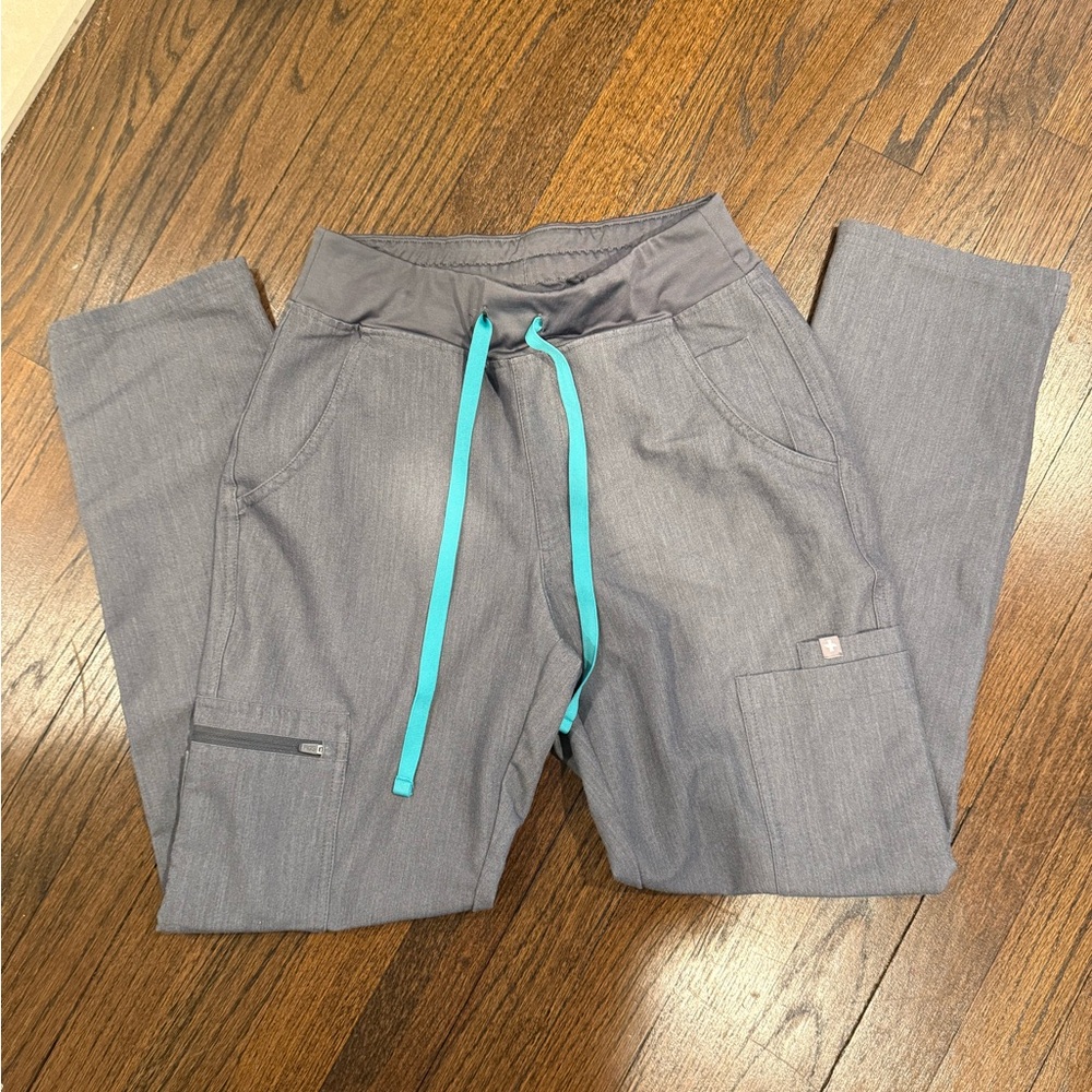 Figs Graphite Straight Leg Scrub Pants XS/P